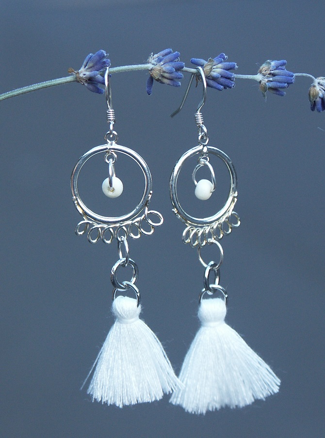 Fragrance Earrings - no more perfume stains on your clothes.