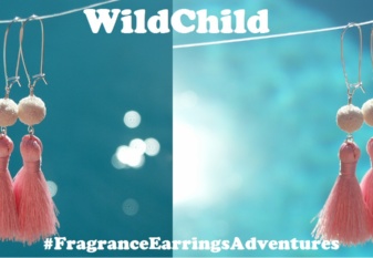 Wildchild Lava Bead Pink Tassel Earrings Slide 2